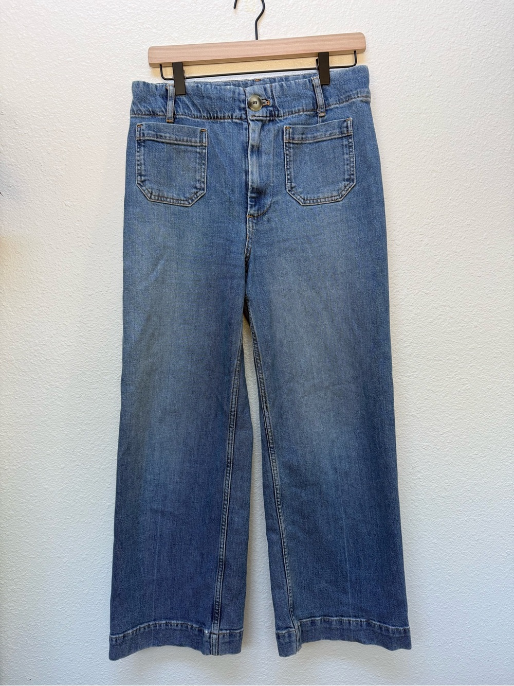 Anthropologie x Pilcro wide leg jeans